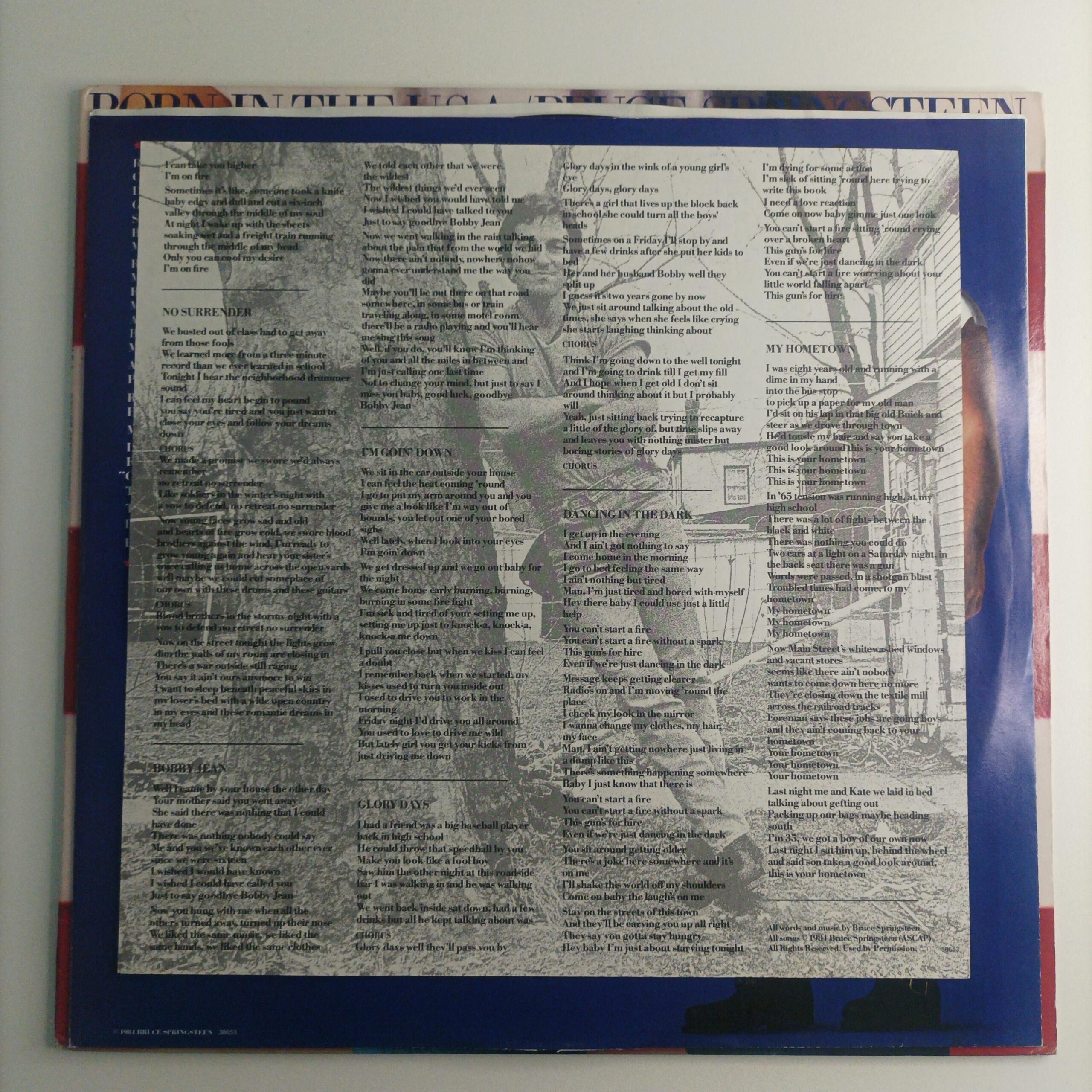 LP Bruce Springsteen – Born In The U.S.A. - Imagem 6