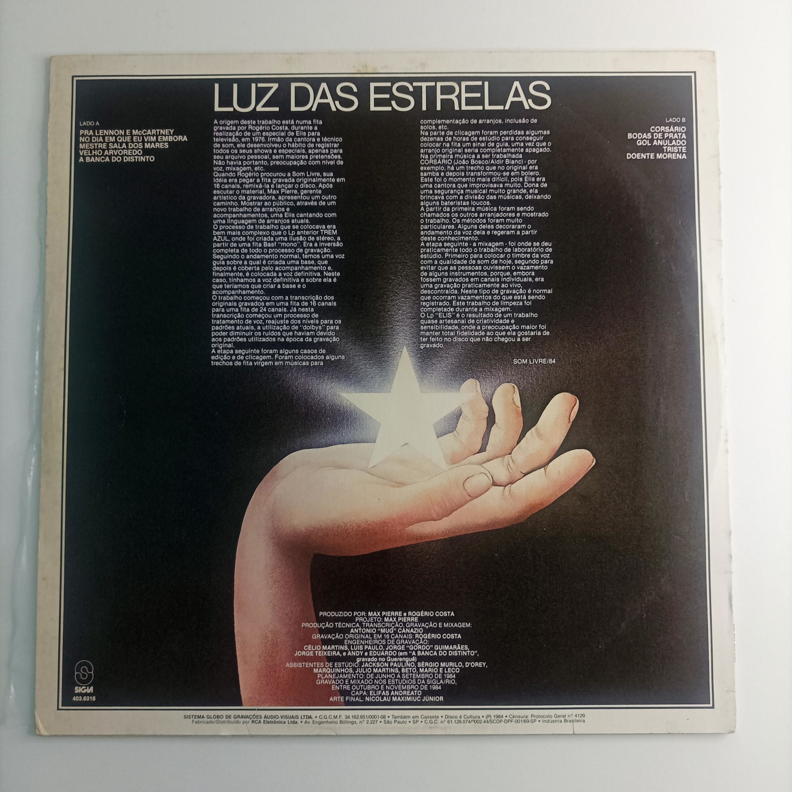 LP Elis Regina – Luz das Estrelas - Imagem 3