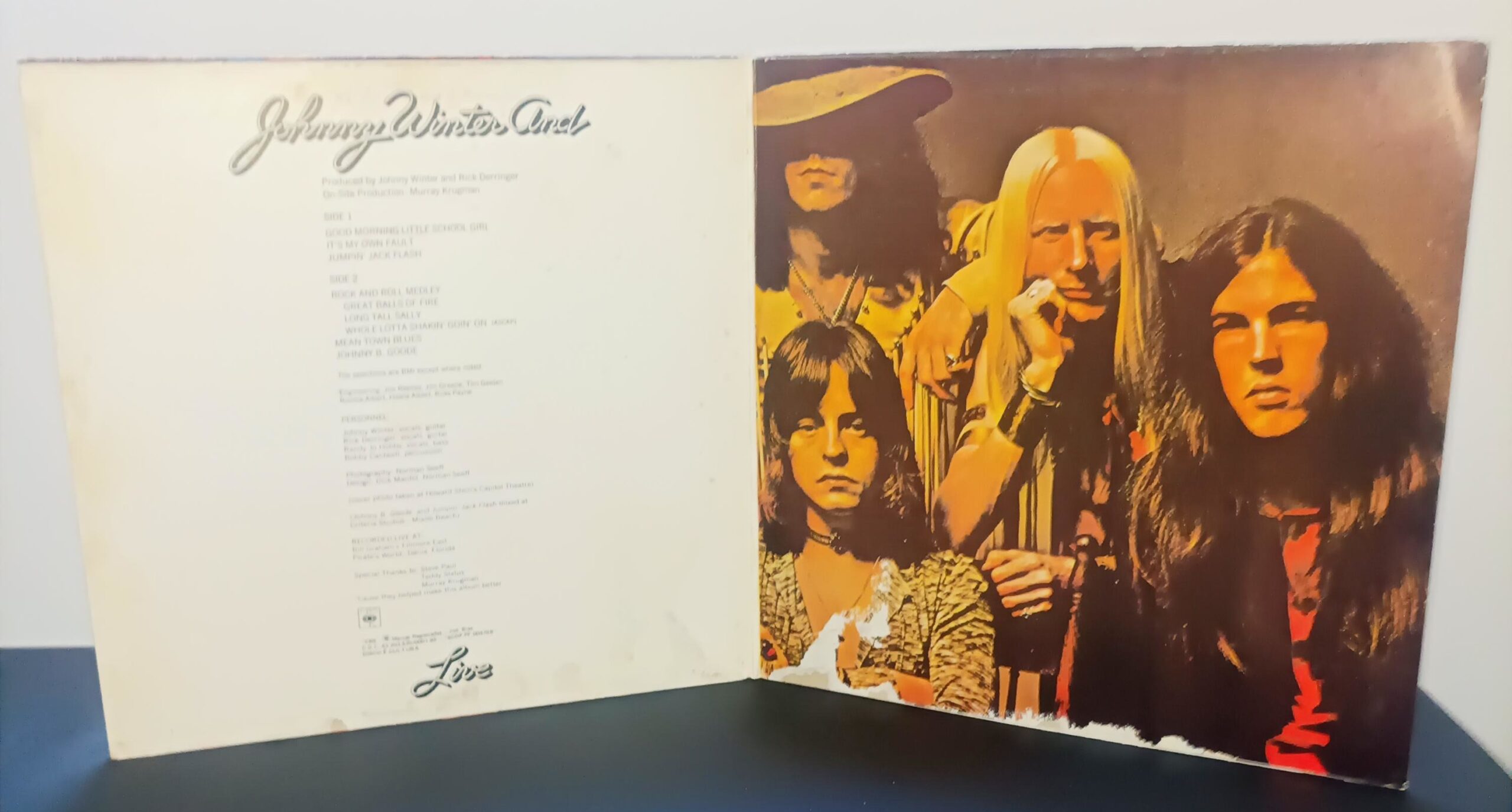 LP Johnny Winter And – Live - Imagem 4