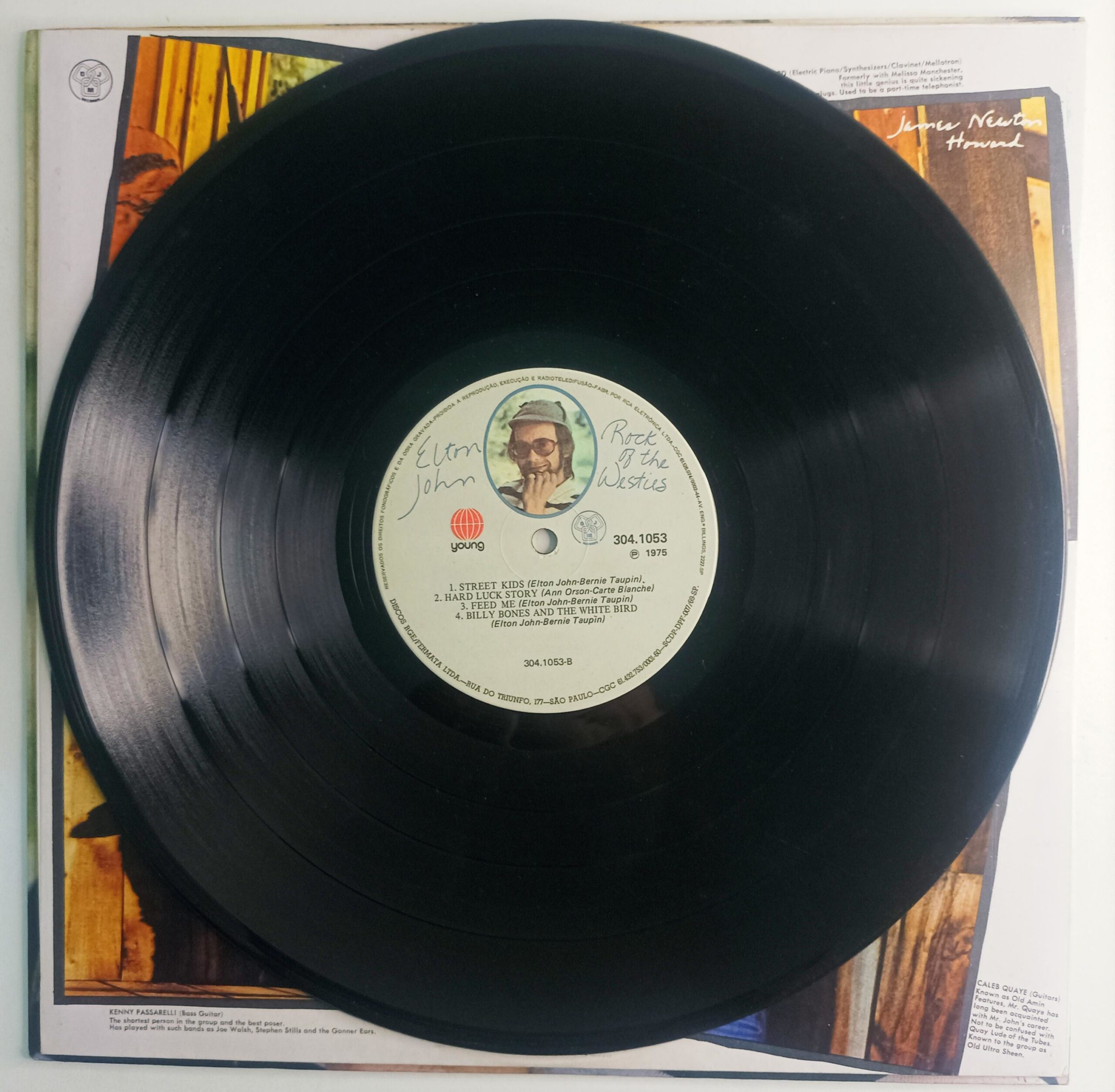 LP Elton John – Rock of the Westies - Imagem 6