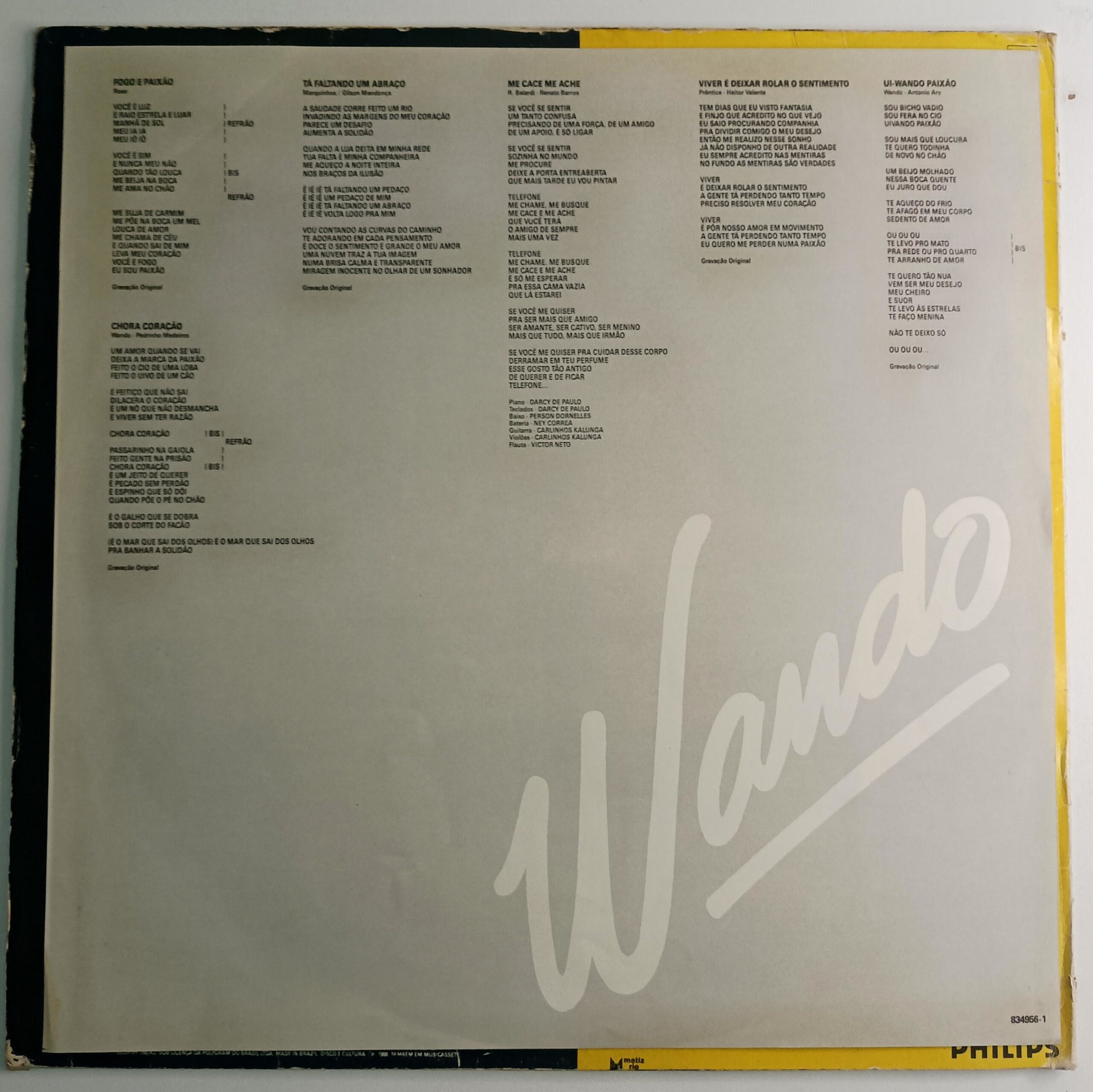 LP Wando – O Mundo Romântico de Wando - Imagem 5