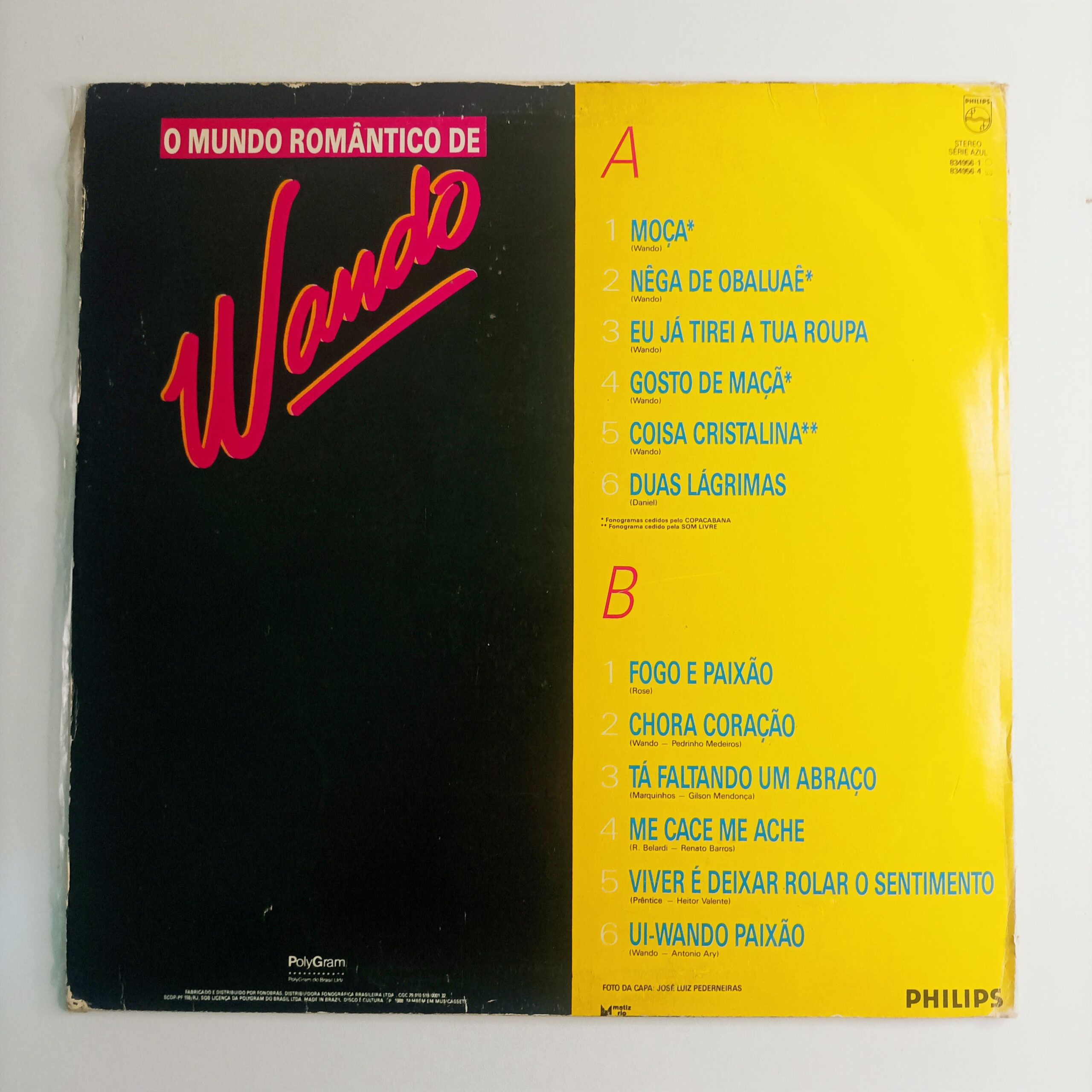 LP Wando – O Mundo Romântico de Wando - Imagem 3
