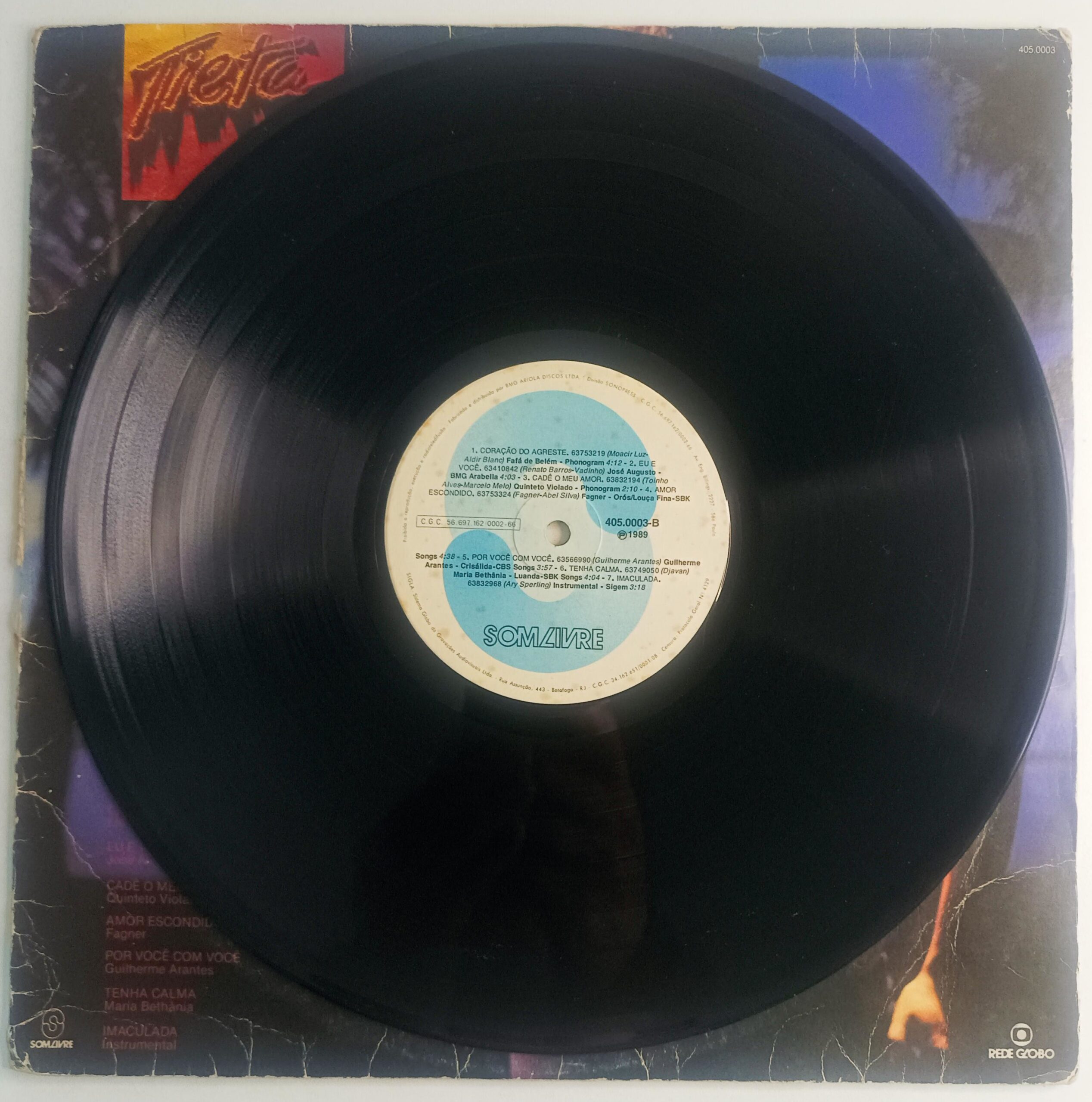 LP Trilha Sonora Nacional da Novela Tieta - Imagem 3