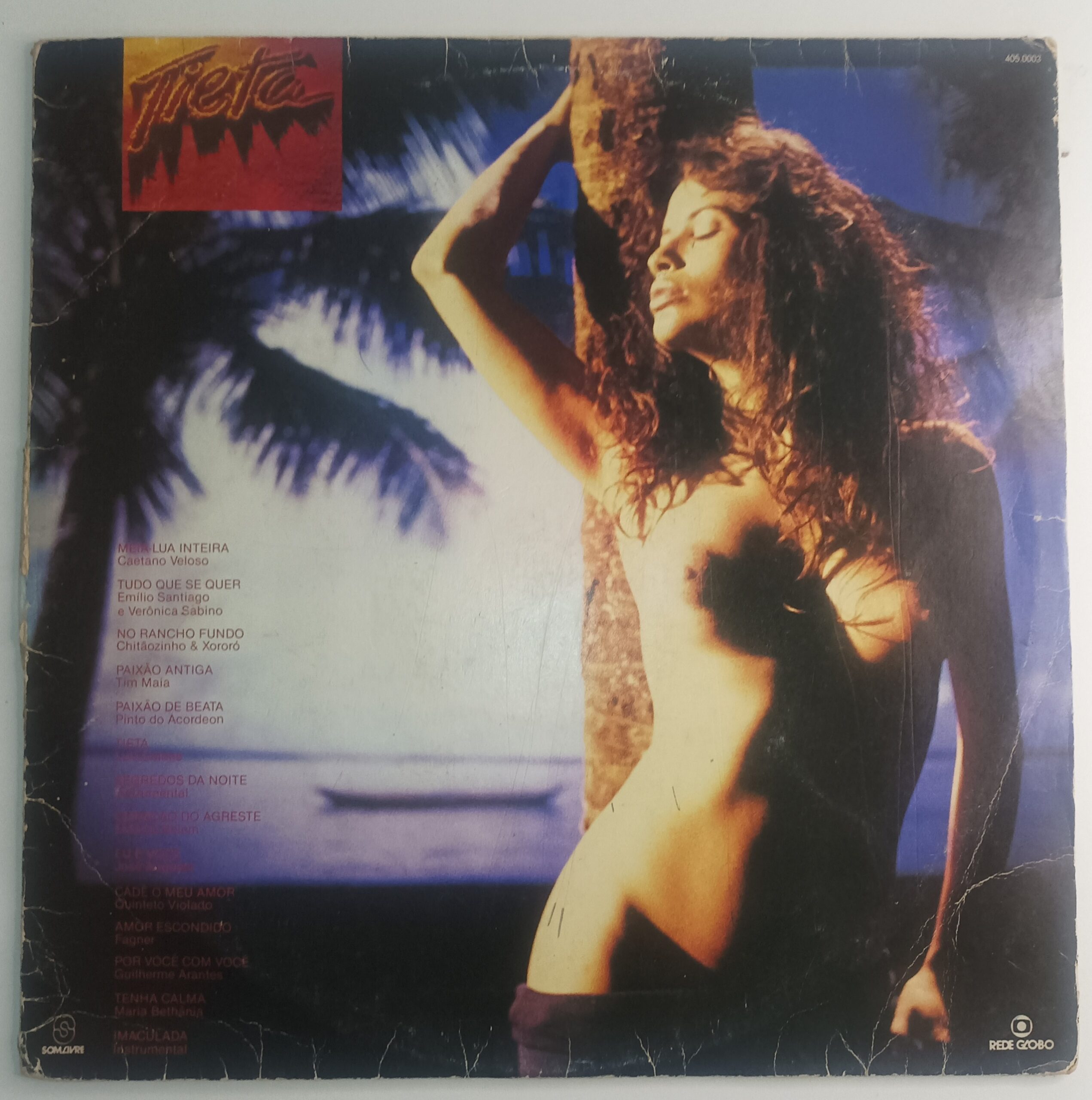 LP Trilha Sonora Nacional da Novela Tieta