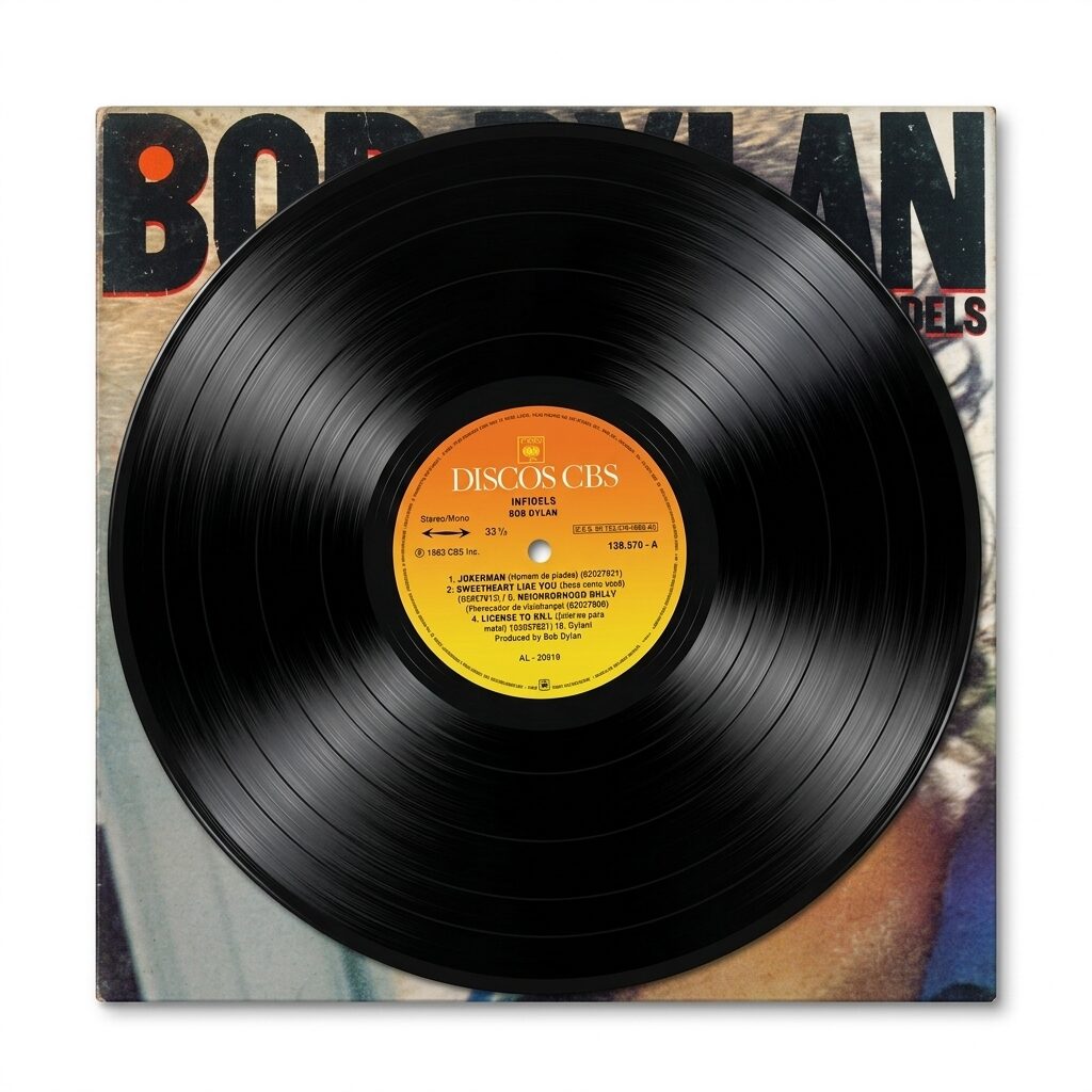 đ” LP Bob Dylan â Infidels - Imagem 7