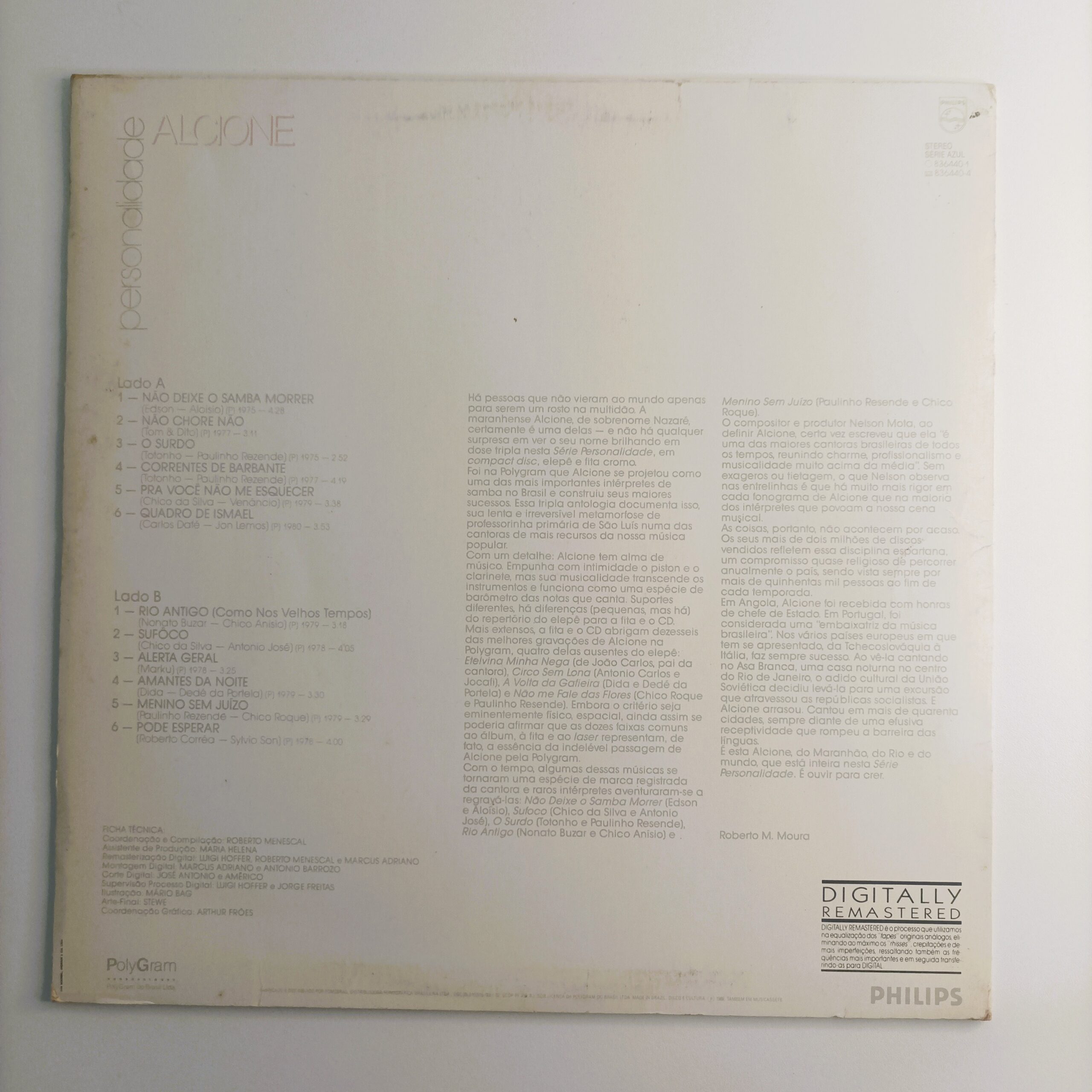 LP Alcione – Personalidade (The Best of Brazil) - Imagem 3