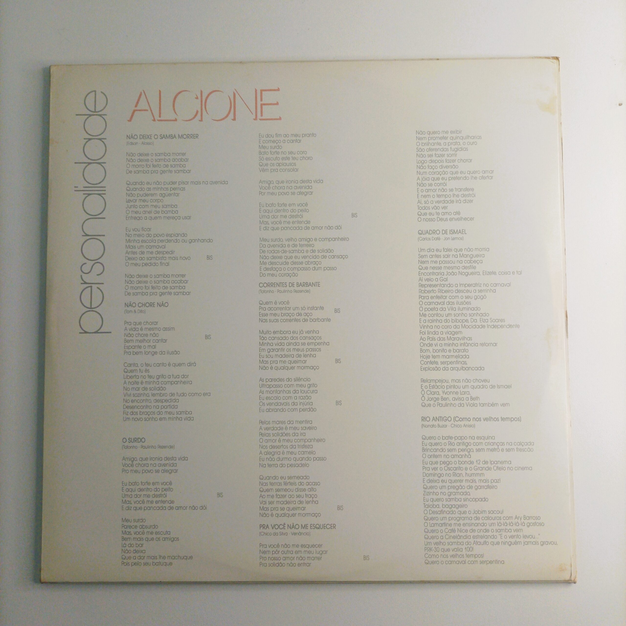 LP Alcione – Personalidade (The Best of Brazil) - Imagem 5