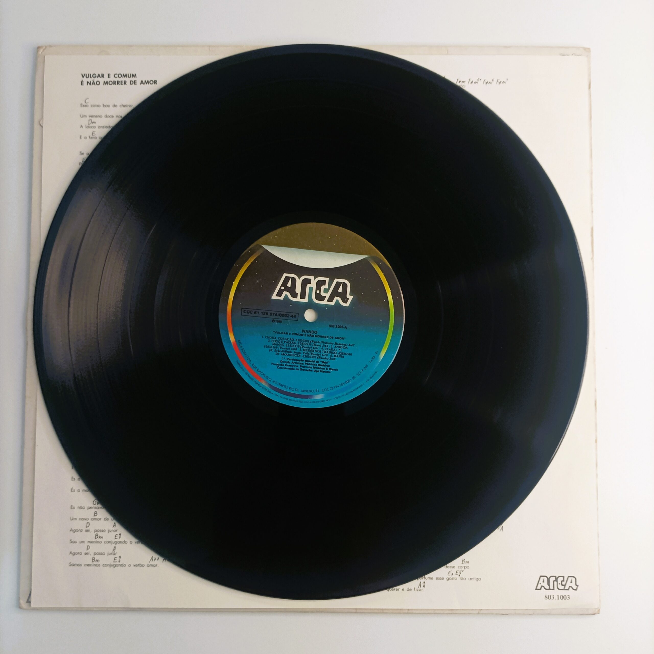 LP Wando – ...Vulgar e Comum é Não Morrer de Amor - Imagem 7