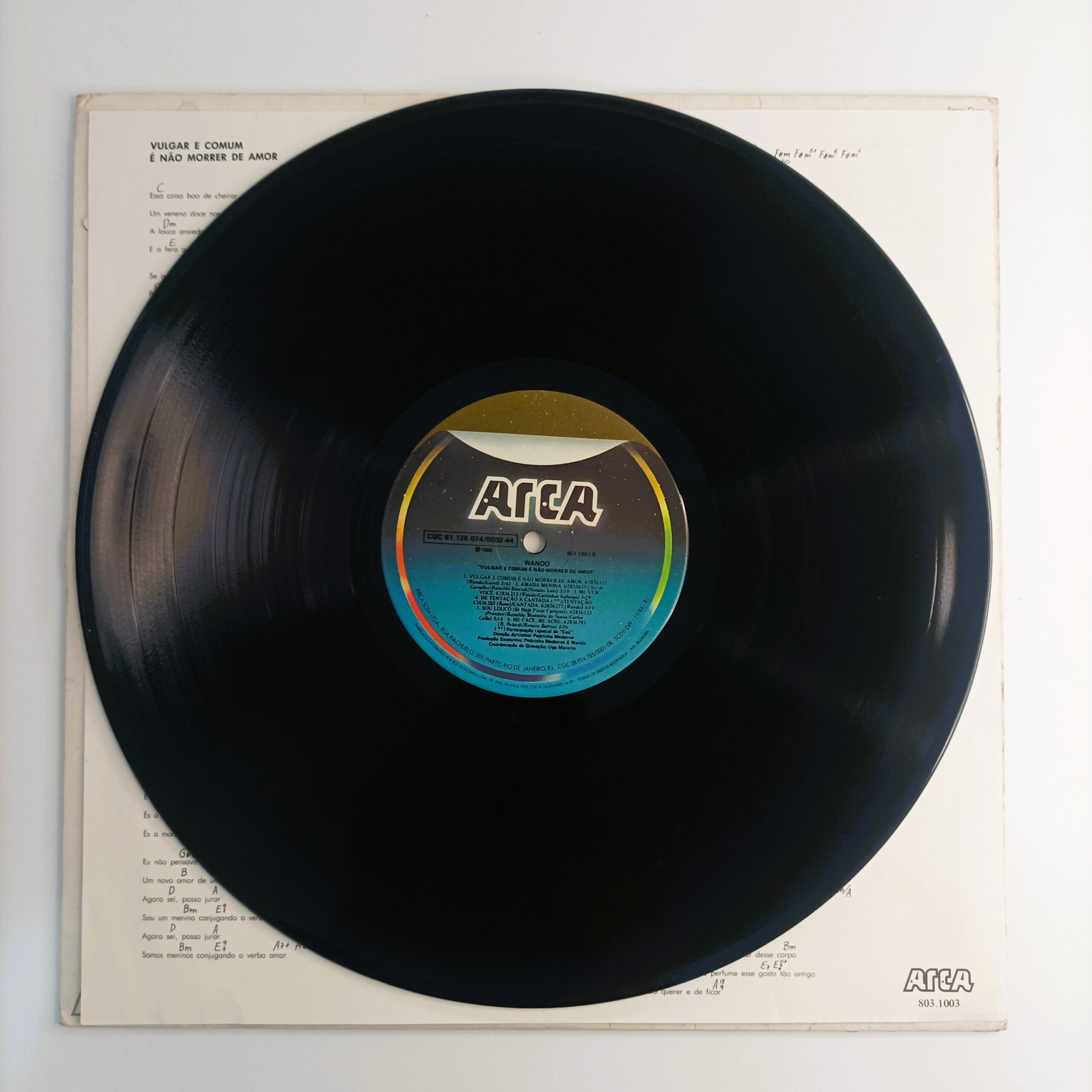 LP Wando – ...Vulgar e Comum é Não Morrer de Amor - Imagem 6